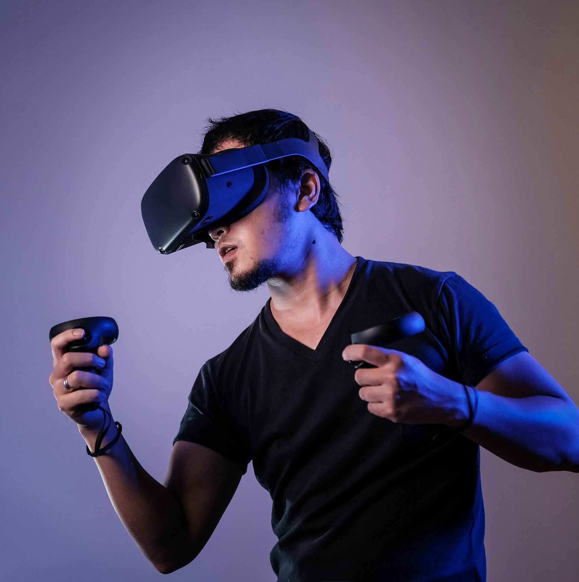 VR arcade interior
